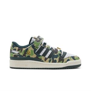 BAPE x Adidas Forum 84 Low 30th Anniversary Green Camo | size 9.5 | ID4771
